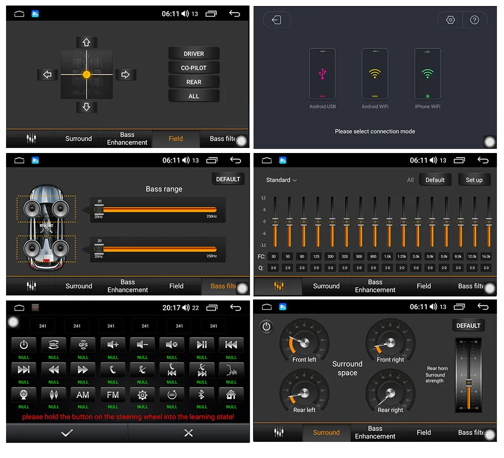 Автомобильный мультимедийный плеер универсальный на Android 9 0 DSP Восьмиядерный