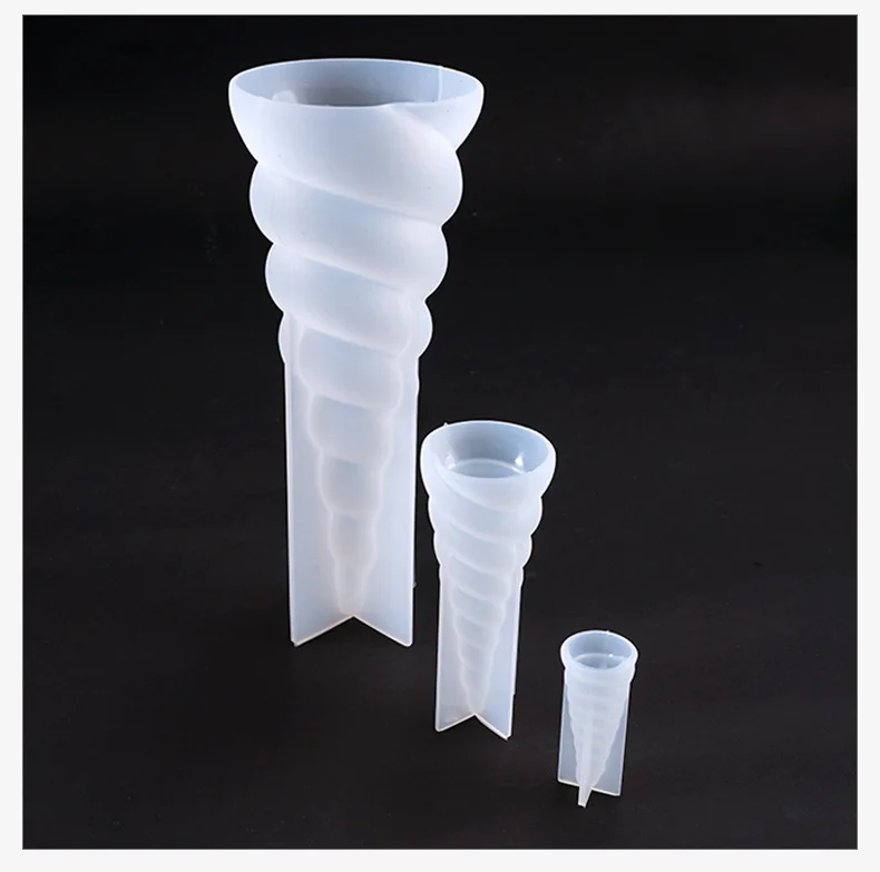 

3D Unicorn Horn Silicone Mold Epoxy Resin Art Supplies Cake Mold DIY Chocolate Baking Utensil Cake Decoration Plaster Mold