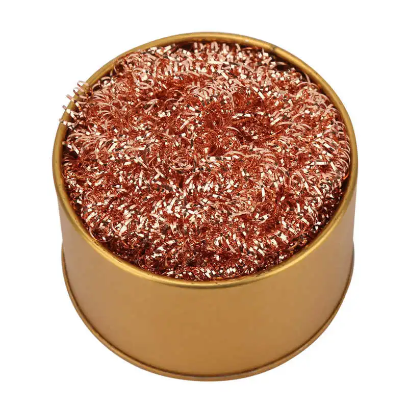 

Wire Ball Soldering Cleaner Desoldering Cleaning Ball Welding Soldering Iron Mesh Filter Wire Cleaner