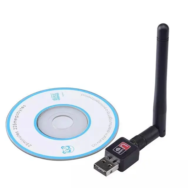 

Mini 150 Mbps Wireless USB WiFi Network Adapter LAN Card w/Antenna IEEE 802.11N/B/G USB 2.0 For PC Laptop Desktop Wi-fi Receiver