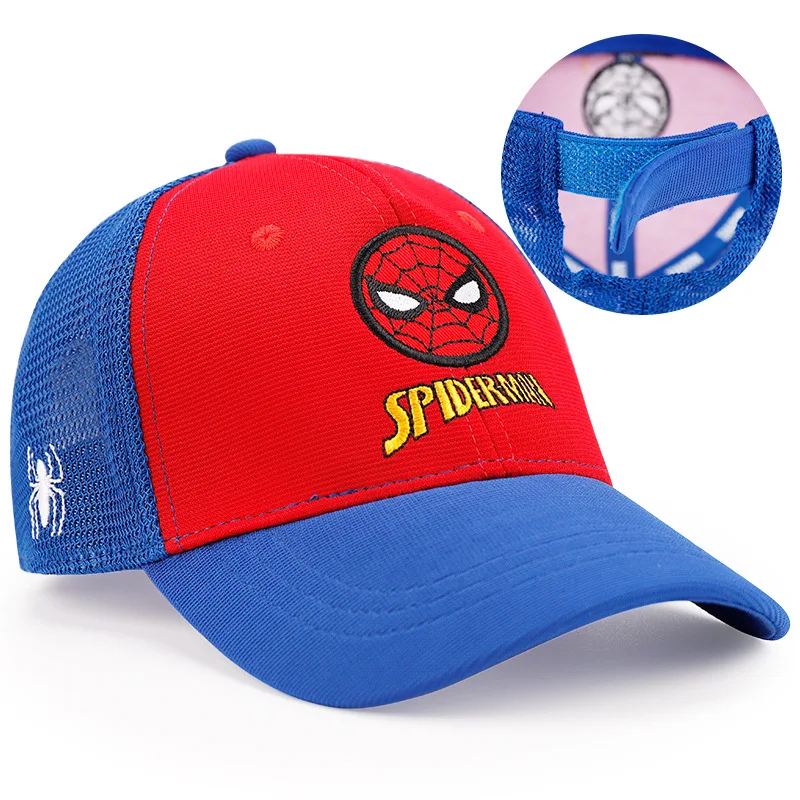 

Original Disney 2 To 10 Years Old Children Hiphop Summer Children's Hat Sunshade Baseball Cap Marvel Spiderman Baby Cap HM60096