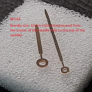 Watch accessories watch pointer 2 needles suitable for 762 quartz movement pointer size 10mm x16mm /No.0064 Watch accessories watch pointer 2 needles suitable for 762 quartz movement pointer size 10mm x16mm /No.0064