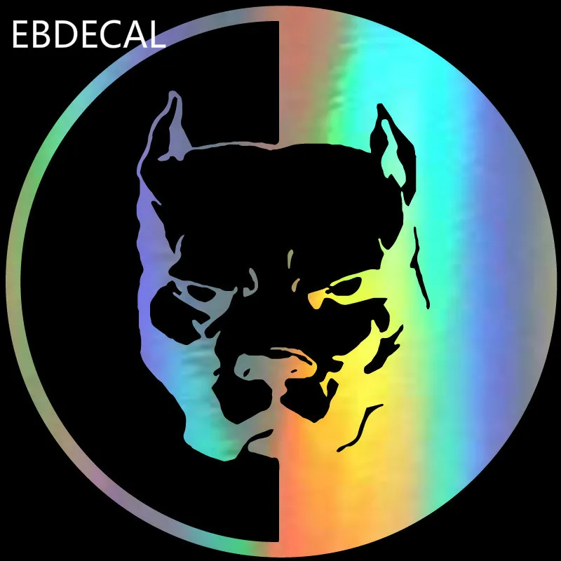 EBdecal Hound забавный стикер наклейка светоотражающая Лазерная мотоциклетная