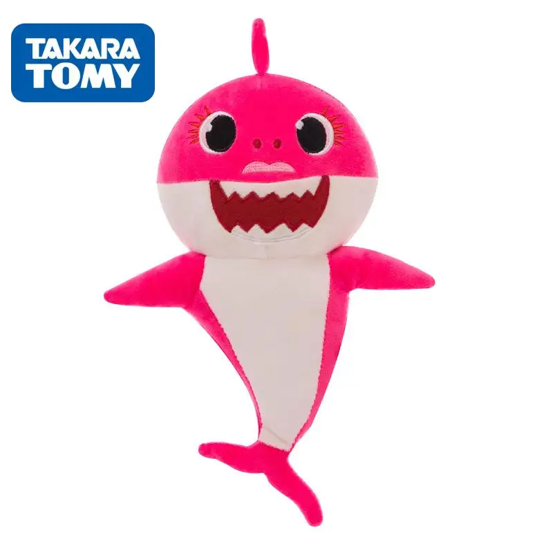 

TAKARA TOMY Baby Singing Plush Flash Sharks Babe Feel Soft Music Sound Doll Stuffed Plush Baby Toys for Boy Girl Gifts