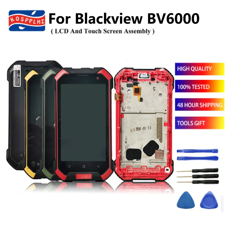 4 7 &quotдля Blackview BV6000 BV6000S ЖК дисплей Дисплей + кодирующий преобразователь