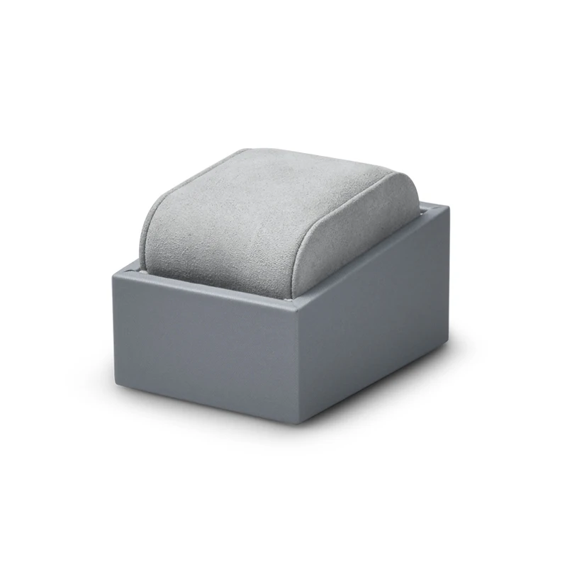 Oirlv New Light Luxury Fashion PU Leather Single Pillow Watch Stand Support Watch Placement Table Display Props