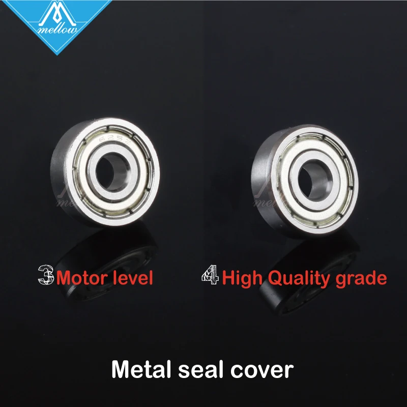 10 шт./лот детали для 3D принтера миниатюрный шарикоподшипник с глубоким желобом