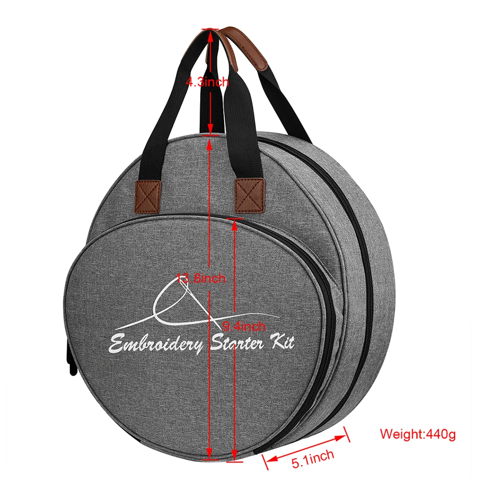 Сумка для вышивания из ткани Оксфорд 600D большая вместимость набор инструментов