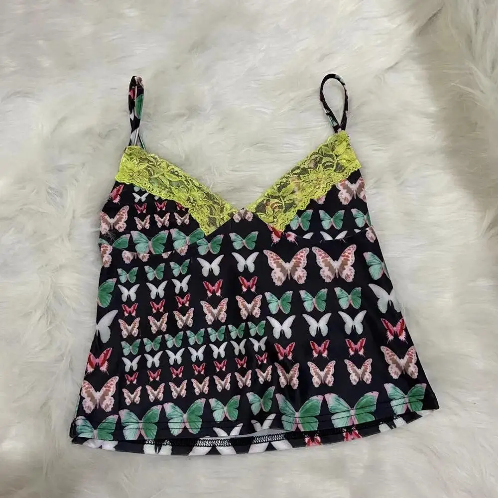 Женский летний укороченный топ MONMOIRA с вышивкой и открытой спиной Y2K сексуальные