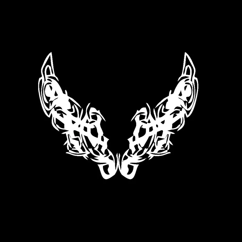 Красивые Крылья Ангела демона птицы для Авто/бампера/окна виниловая наклейка