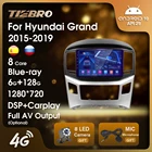 Автомагнитола TIEBRO, Android 10, для Hyundai Grand Starex H1 2015-2019, GPS-навигация, Wi-Fi, Carplay, стерео, авто, 4G, No 2DIN, DVD