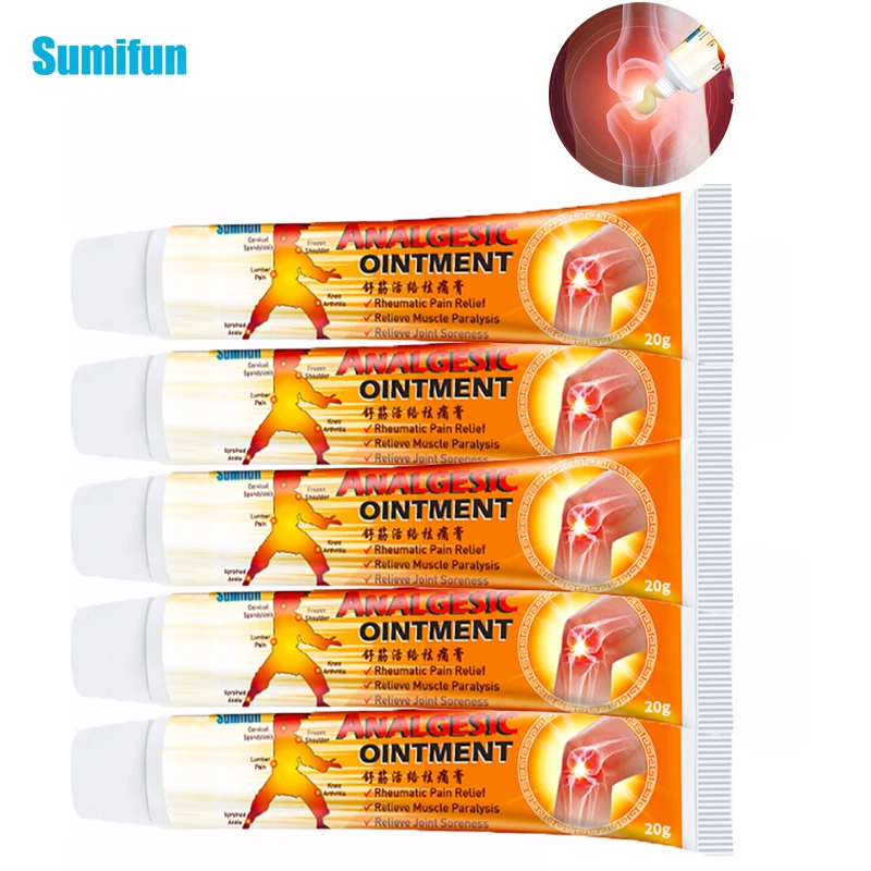 

Бальзам Sumifun, обезболивающий, растяжение мышц, 5 шт., 20 г