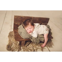 newborn props for photography detachable wood chair white baby girl accessorie furniture for infant photo shooting fotografia