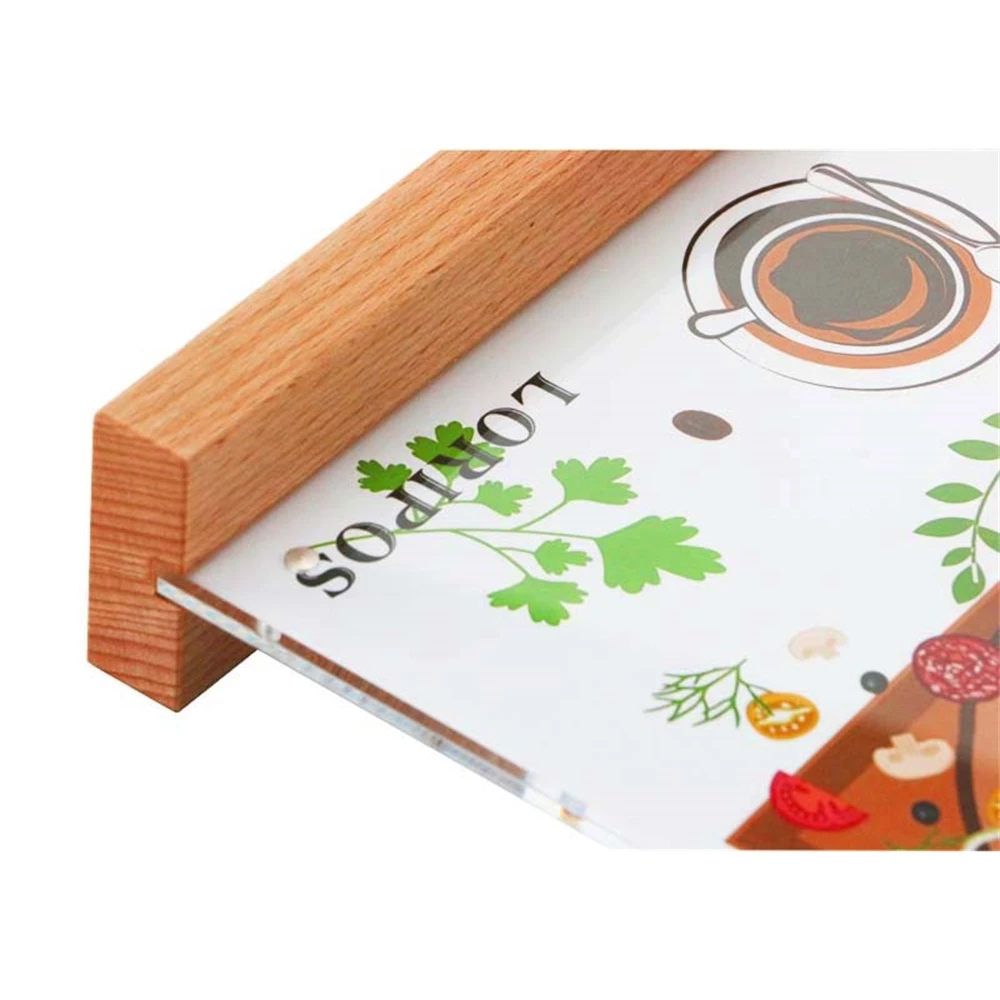 A5 деревянная подставка для баннеров таблиц вывесок меню рекламная рамка