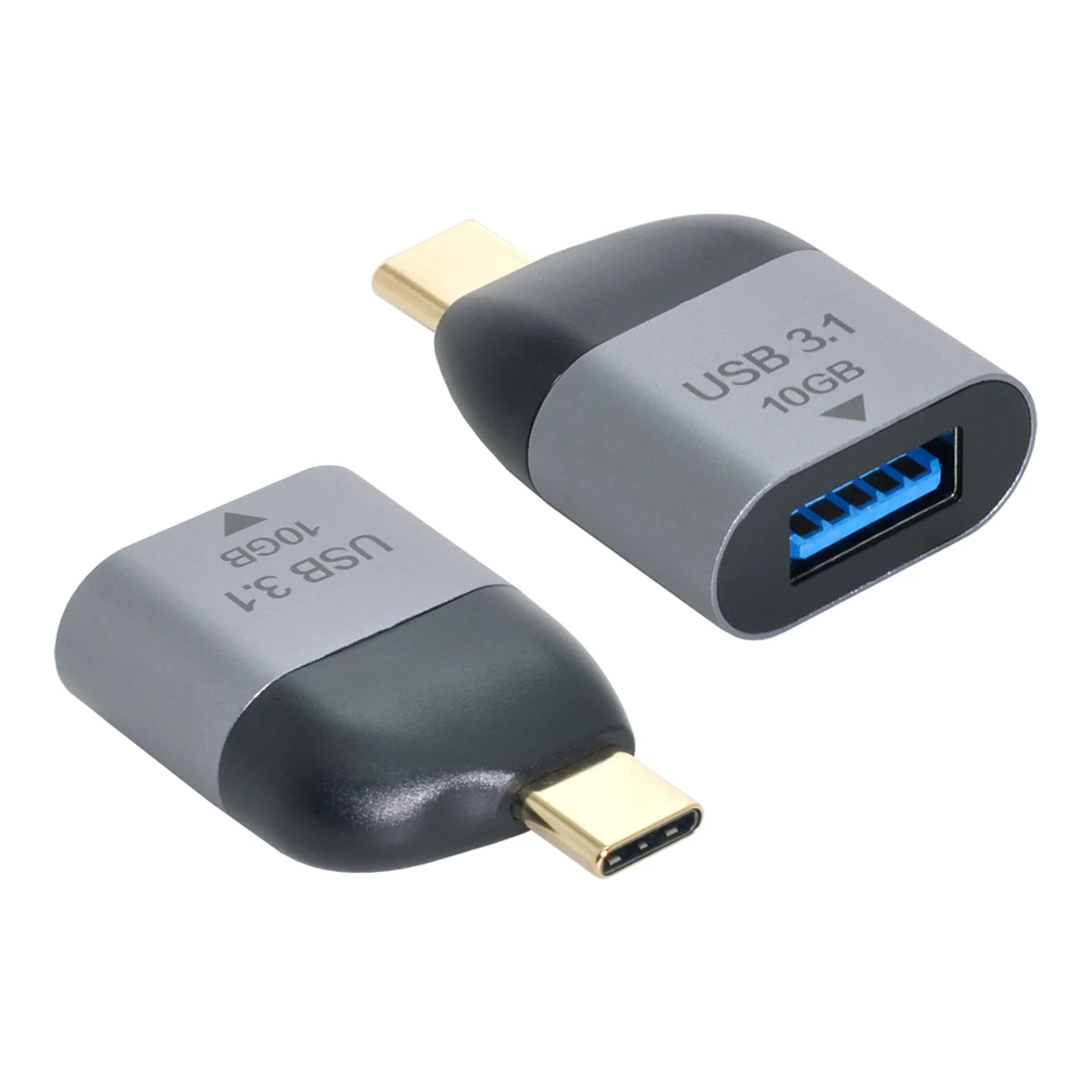 

USB 3.1 Type C Male Host to USB3.0 Type A Female OTG Data 10Gbps Adapter for Laptop & Phone