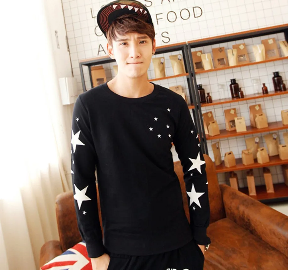 Женская осенне зимняя одежда толстовка с длинным рукавом в Корейском стиле