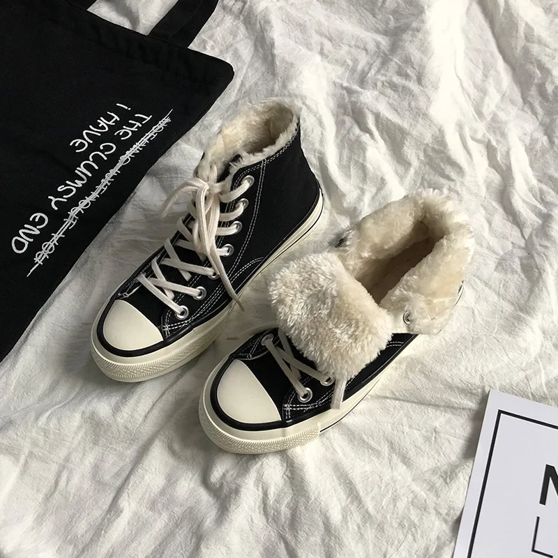 Женская обувь на меху теплая Повседневная дышащая Tenis Feminino Zapatos Mujer зима