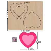 new picture frame wooden die scrapbooking c 288 7 cutting dies compatible with most die cutting machines