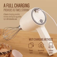hot portable electric hand mixer five speed cake mixer cordless hand mixer for whipping and mixing cake egg cream food