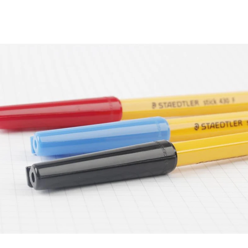 Шариковая ручка STAEDTLER 430F черная синяя красная гладкая чернильная шариковая Stylo