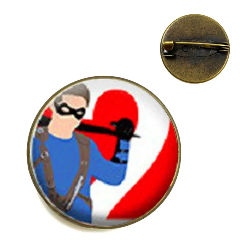 

Fashion accessories business school students Brooch dress badge Lapel Brooch clothing round Brooch schoolbag fan gift