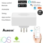 Смарт-розетка Aubess Tuya, 1610 а, с поддержкой Wi-Fi