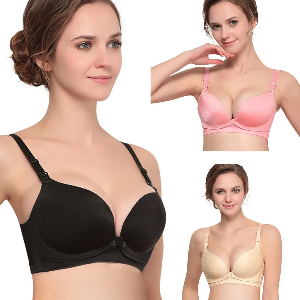 Женское нижнее белье SAGACE однотонный бюстгальтер для беременных женщин с пряжкой