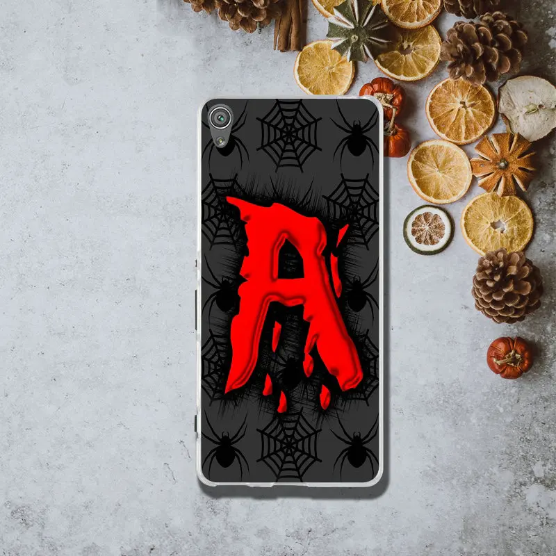 Spider Red Letter Slim Silicone Soft TPU Phone Case For Sony Xperia M5 E3 E5 M2 M4 T3 X XA XZ Premium Z Z1 Z2 Z3 Z4 Z5 Compact | Мобильные