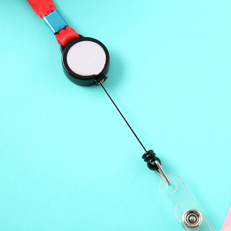 Мультфильм милый прозрачный ID значка чехол держатель для карт с шнурком животные