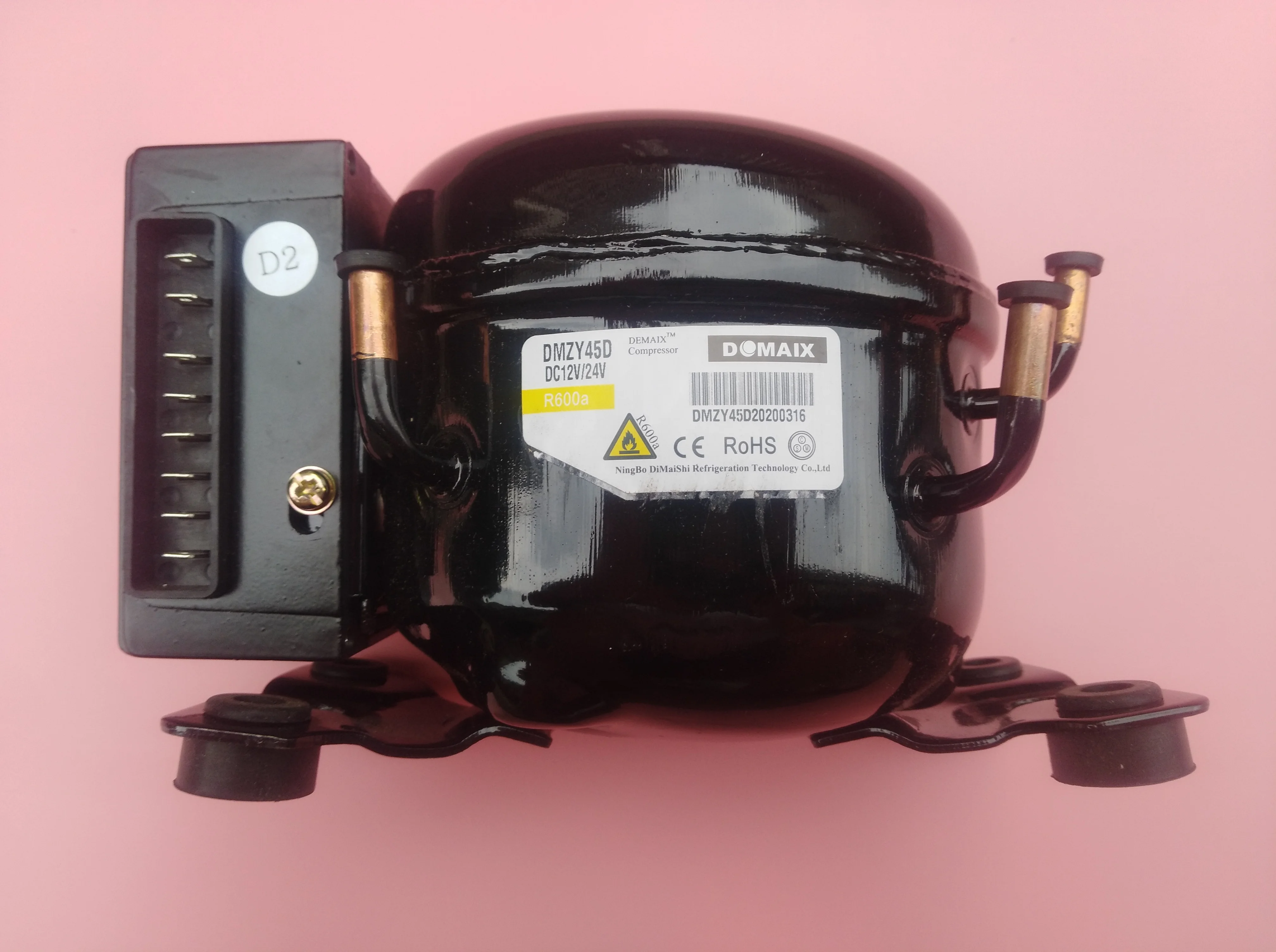 DMZH45D/DMZY45D R134A или R600A DC 12V/24V компрессор холодильника с морозильником|Запчасти для