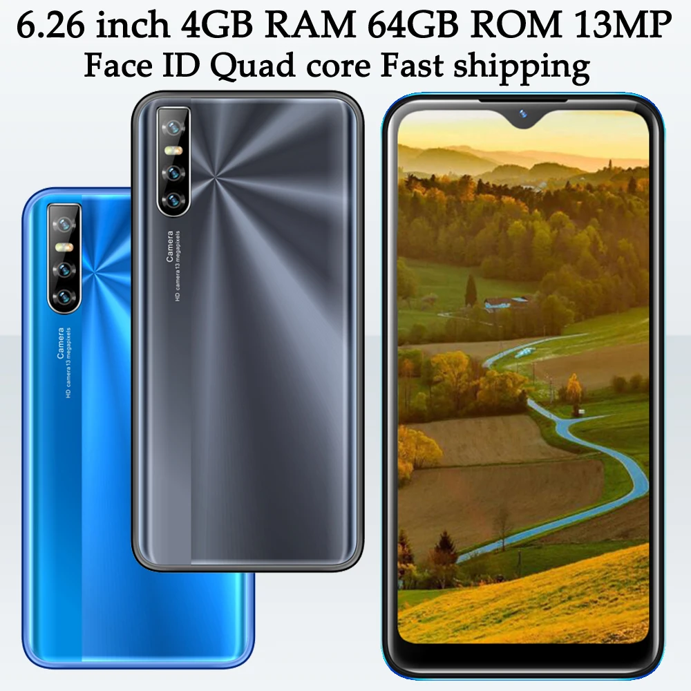 

Смартфон MTK 9C на Android, 4-ядерный процессор, экран 6,26 дюйма, 4 Гб + 64 ГБ