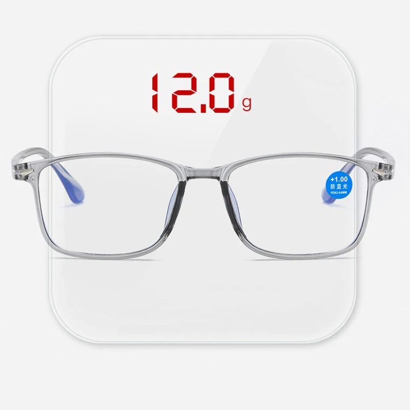 

iboode Anti-blue Light Reading glasses Square Foldable Reader Eyeglasses For Women Men Presbyopia Diopter +1.0 1.5 2.0 2.5 3.0