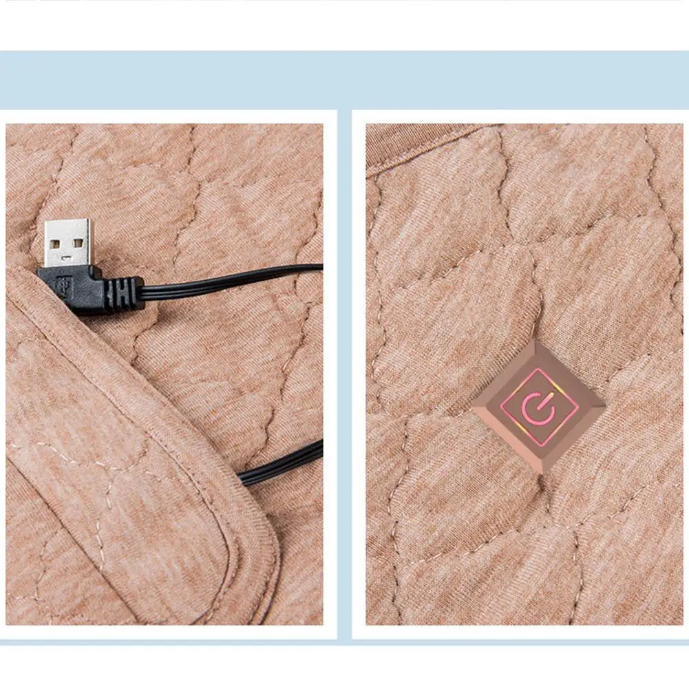 

For Women Outdoor USB Infrared Heating Vest Flexible Electric Thermal Winter Warm Jacket Clothing For Sports Hiking Riding