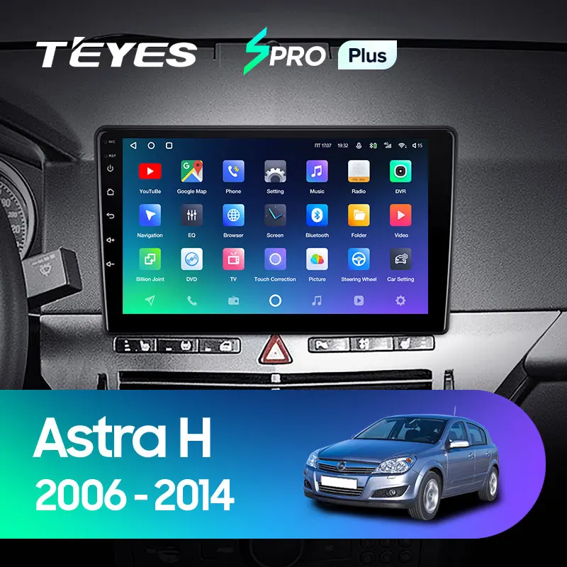 TEYES SPRO Plus Штатная магнитола For Опель Астра H рестайлинг Opel Astra 2006 - 2014 Android 10 до 8-ЯДЕР