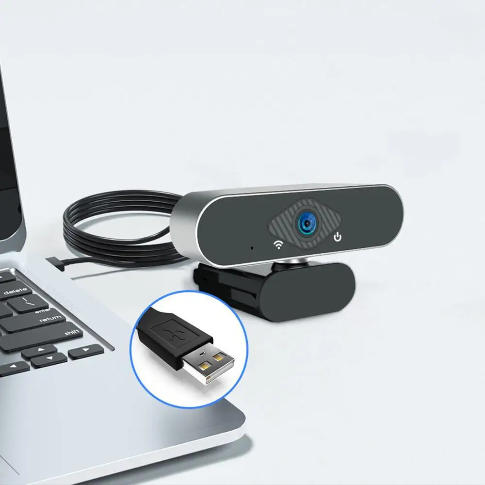 

USB Web Camera 200W Pixels 1080p HD Auto Focus 150 Degree Super Wide Angle Built-In Noise Reduction Microphone