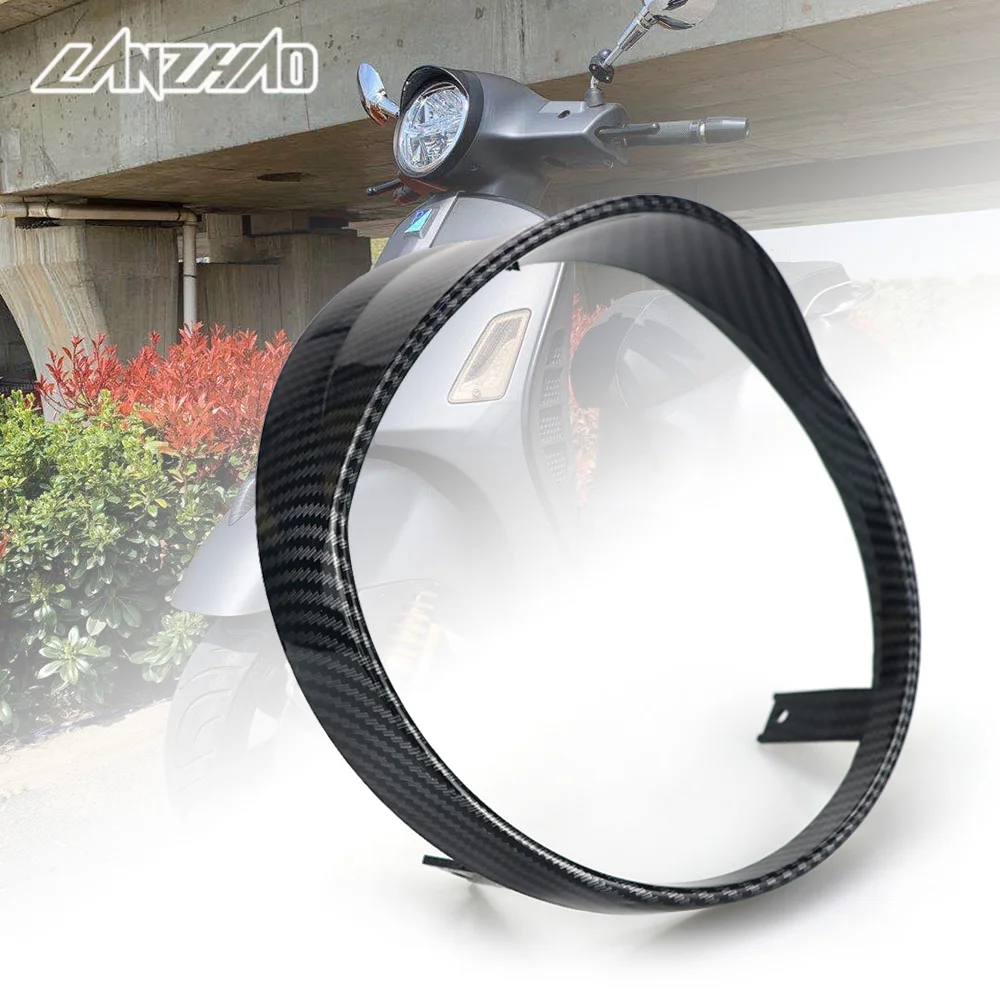 Чехол для мотоциклетной фары из АБС пластика с защитой от света черный