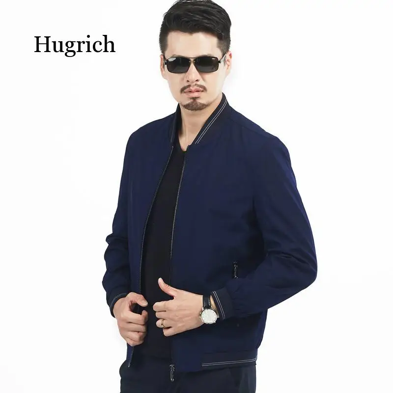 

Осенняя новая куртка для мужчин среднего и пожилого возраста, деловое Мужское пальто с воротником-стойкой