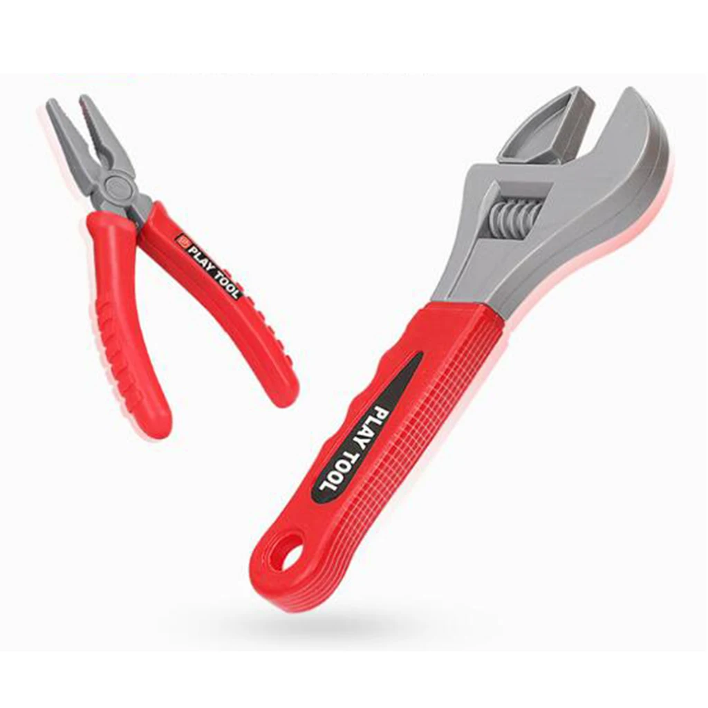 42 шт. детский ящик для инструментов детей притворяйтесь что Play-Building Workshop Toolbox STEM