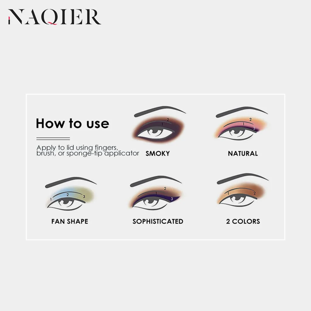 40 цветов перламутровые блестящие тени для век пудра палитра матовые