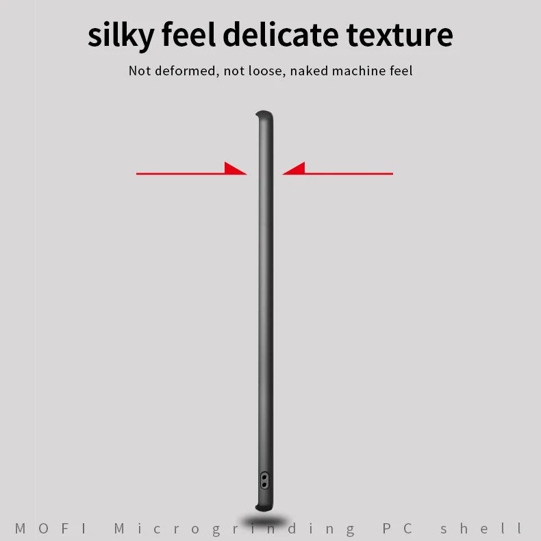 Luxury OnePlus 7 Pro MOFi Thin Hard PC Case For One Plus Back Cover Solid Color Protective Shell Skin Phone Cases |