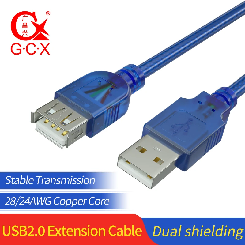 Кабель GCX USB 2 0 удлинитель для передачи данных с разъемом Папа папа автомобиля