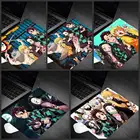 Коврик для мыши Yzuoan в стиле аниме, резиновый коврик для мыши с принтом дьявольского лезвия, коврик для мыши, украшение стола игрока, 22x18 см