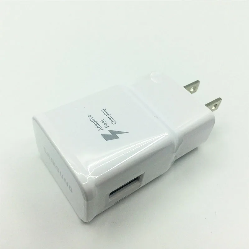 US Charger Only Samsung USB зарядное устройство Быстрая зарядка для samsung s10 s9 s8 plus настенный адаптер для Xiaomi mi 9 Красный mi note 7 8 pro зарядное устройство для мобильного телефона - Тип штекера: US Charger Only