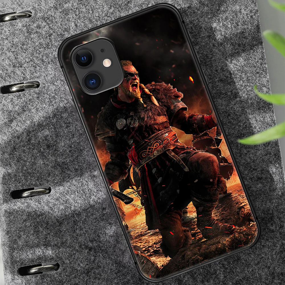 

Assassin's Creed Phone Case Cover Hull For iphone 5 5s se 2020 6 6s 7 8 12 mini plus X XS XR 11 PRO MAX black Hoesjes Luxury