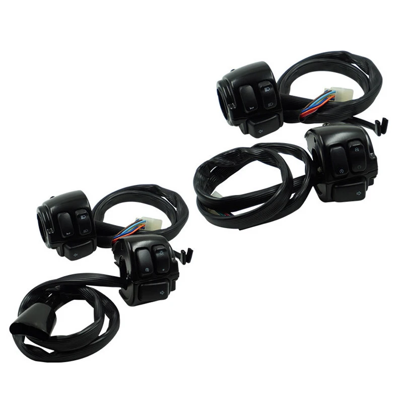 1 дюйм 25 мм управляющий переключатель на руль кнопка поворота для мотоцикла жгут