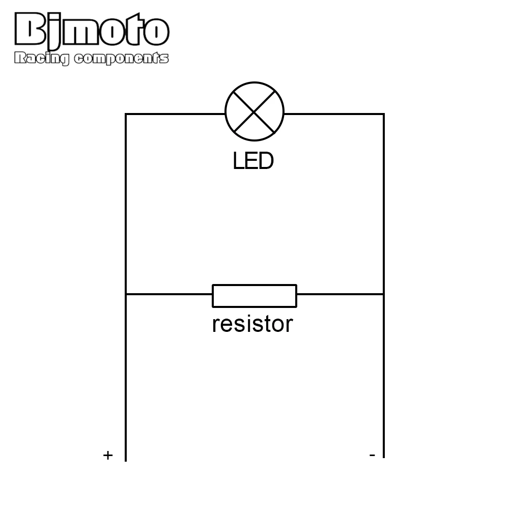 

2Pcs Universal 12V 10W Motorcycle LED Turn Signal Indicator Load Resistor Decoder Solve Blinker Error Decoding Resistor