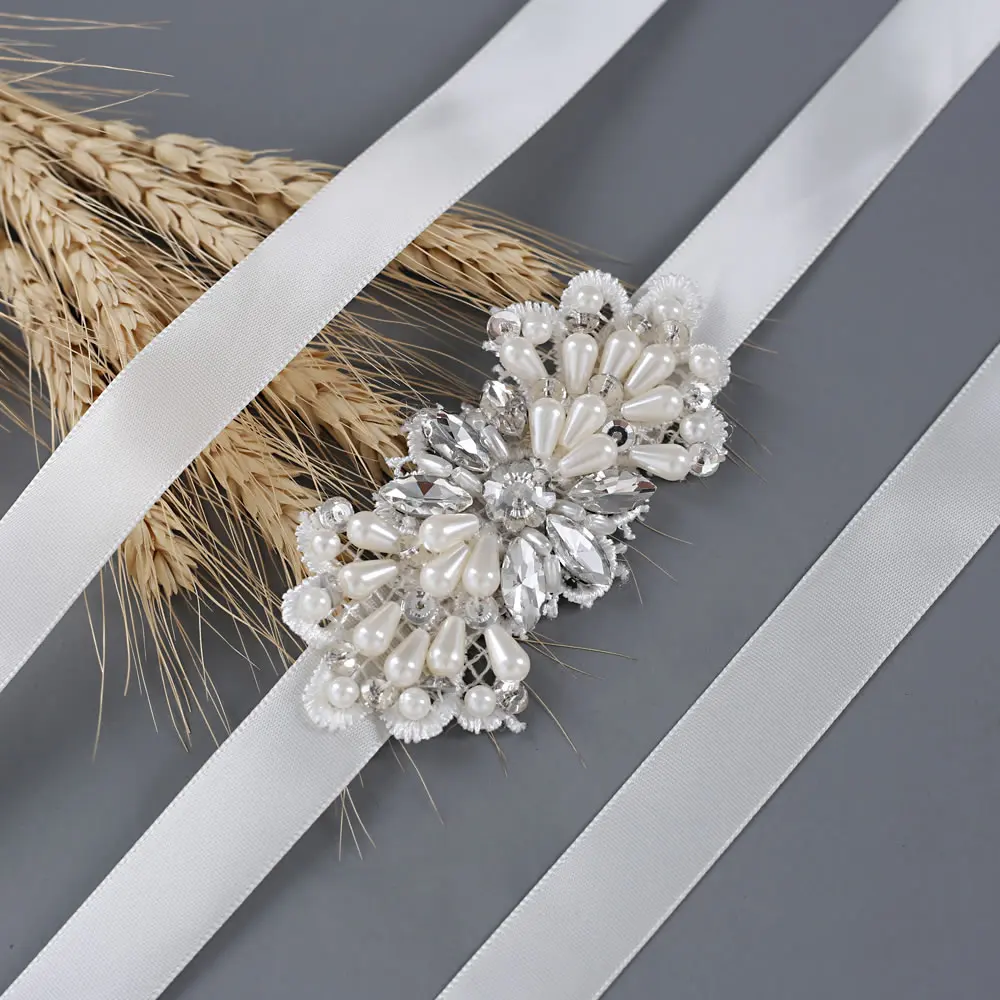 

S35 Свадебные ремни Стразы Серебряный свадебный пояс для свадебного платья свадебные аксессуары для вечерних платьев пояс для платья невест...