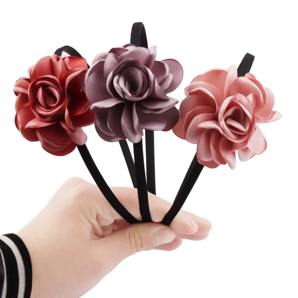 Новинка 2019 года повязка на голову для девочек цветочный ободок с розами семейный