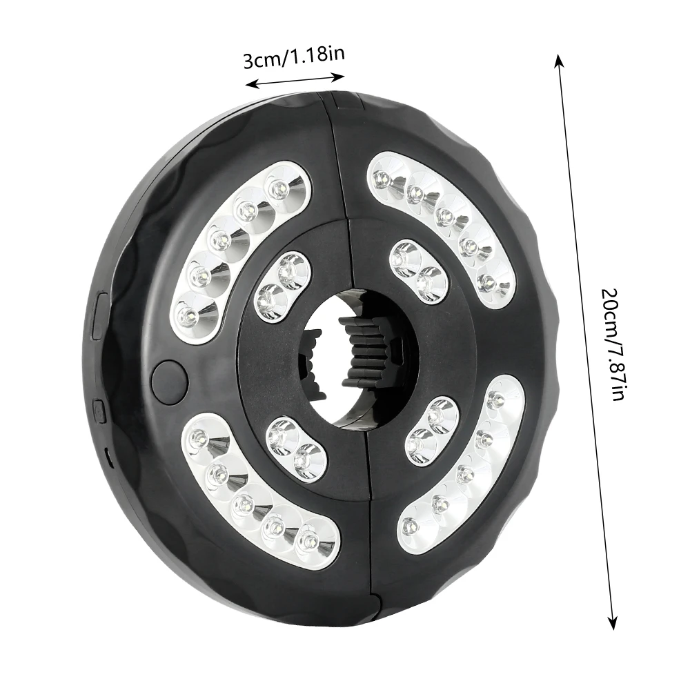 

28 LED Parasol Lights Garden Patio Umbrella Light 3 Lighting Modes Portable Outdoor Emergency Light Wireless Camping Tent Lamp
