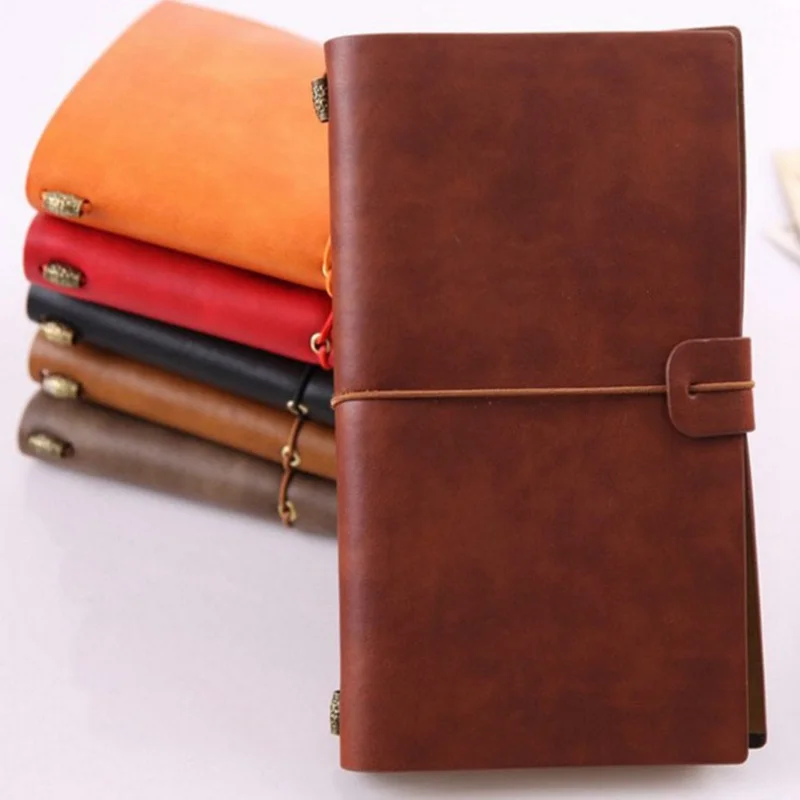 

PU Leather Hot Sale Notebook Handmade Vintage Diary Journal Sketchbook Planner TN Travel Notebook Cover